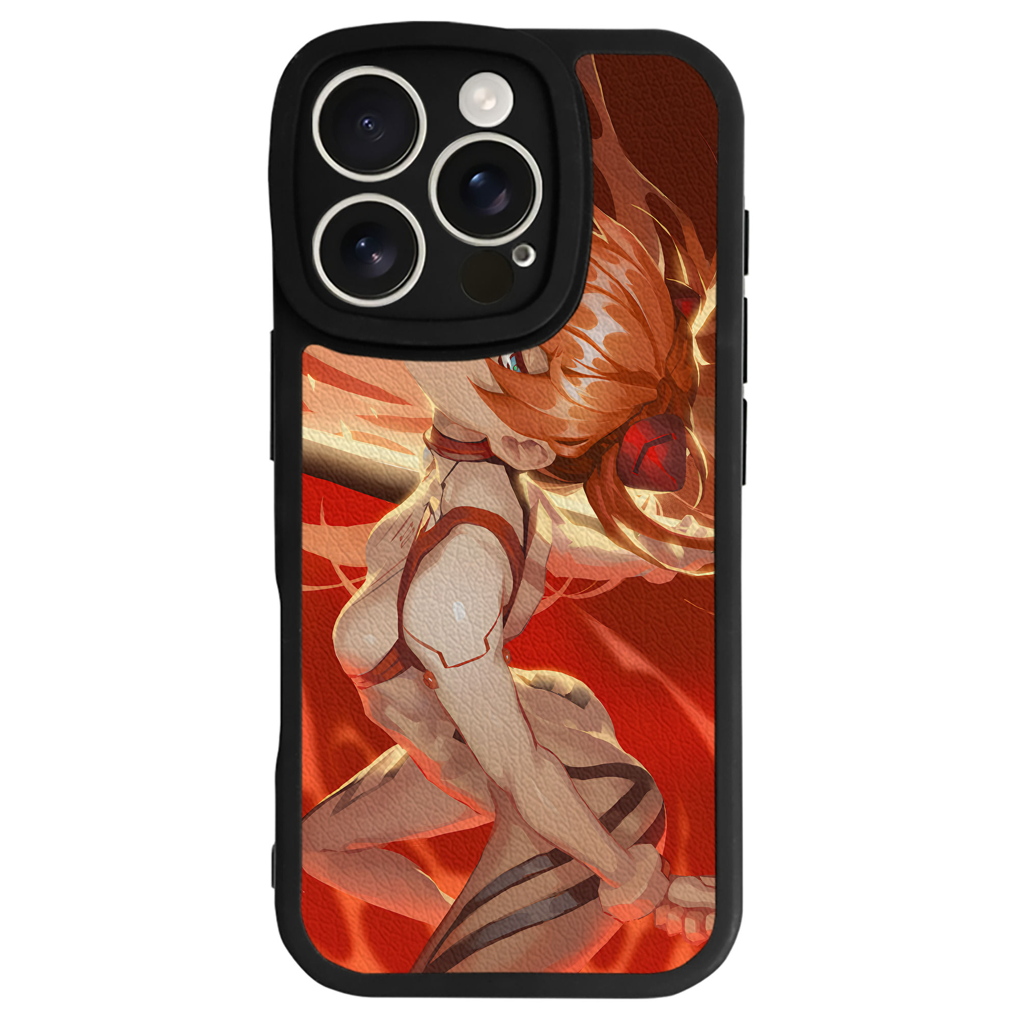 （画像用） EVA 新世紀エヴァンゲリオン 【iPhone 16シリーズ対応】シリコンスマホケース（レザー調） 材質：シリコン